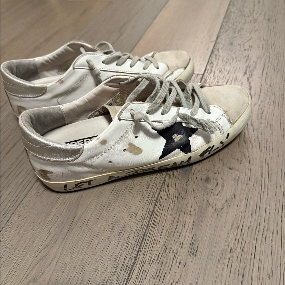 White and Black Sneakers - Picture 4 of 4